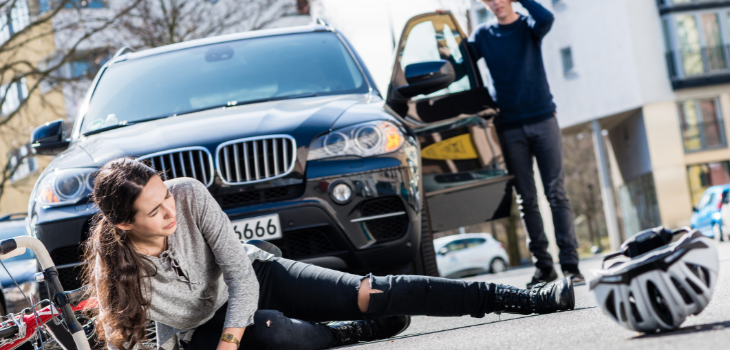 accident vélo contre voiture